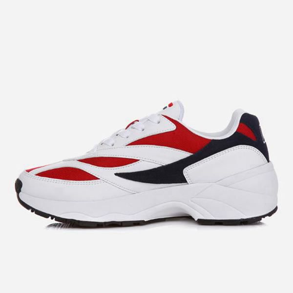 Fila Venom 94 Men's Lifestyle Shoes - White/Red,NZ 507-86923